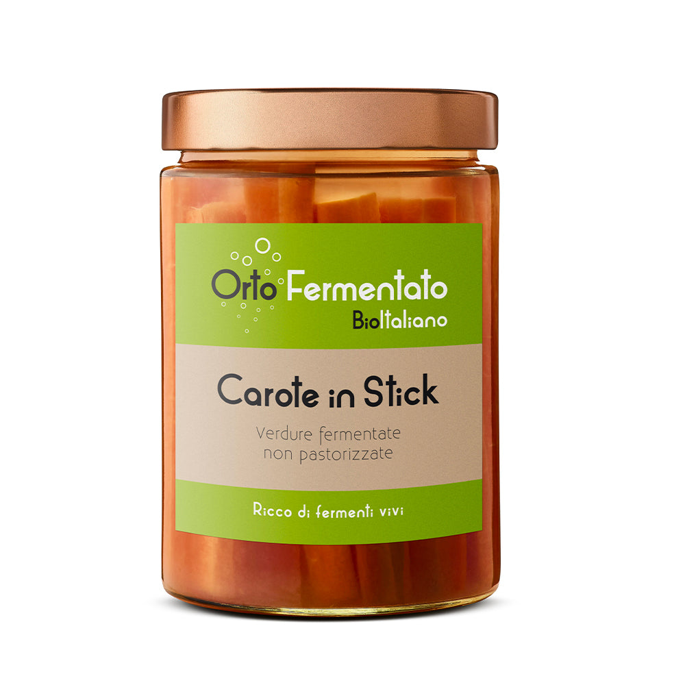 Carote fermentate in stick