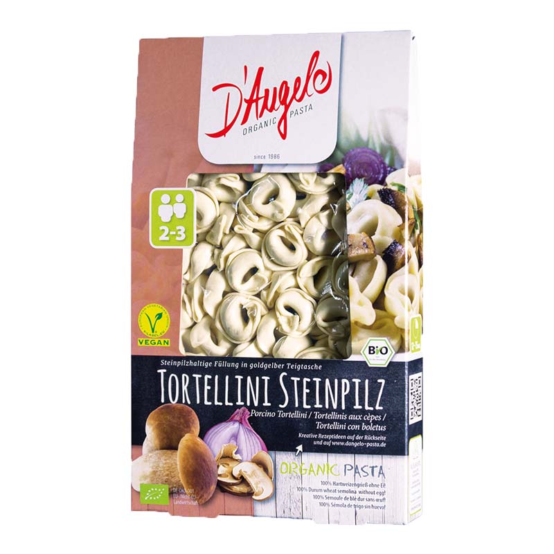 Tortellini ripieni ai porcini