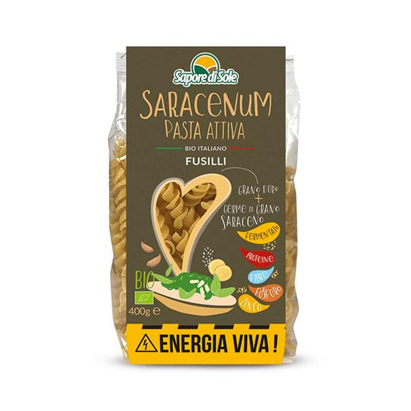 Saracenum pasta attiva, fusilli 400 g