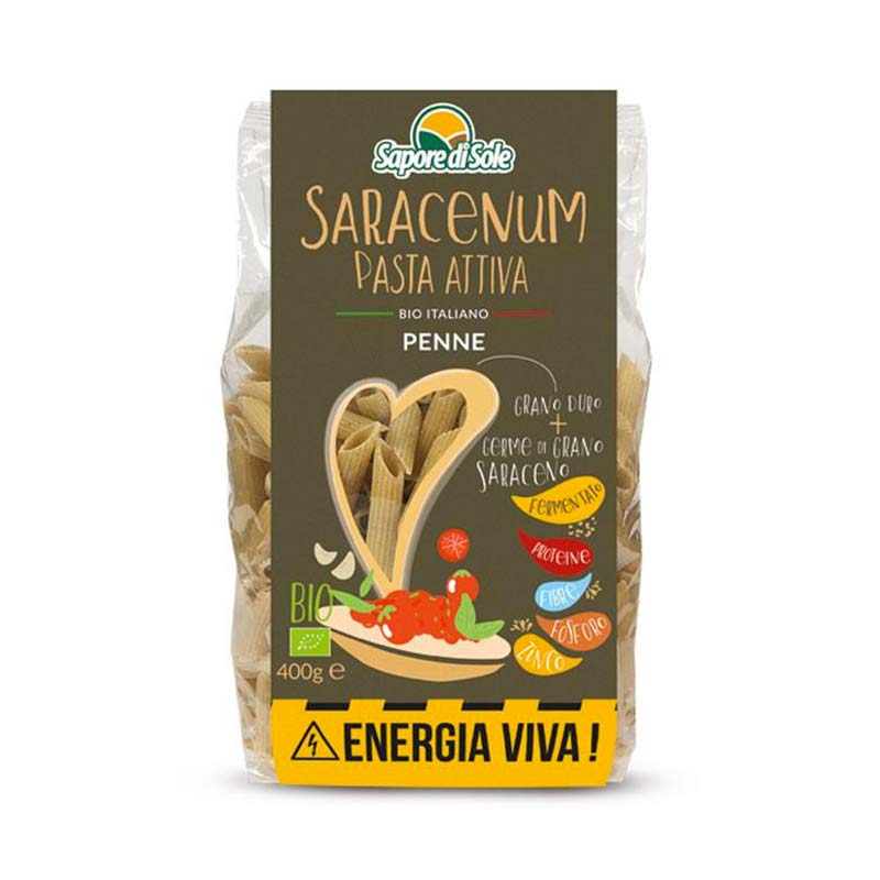 Saracenum pasta attiva, penne 400 g