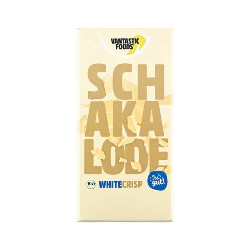 Cioccolato bianco con riso croccante,90gr